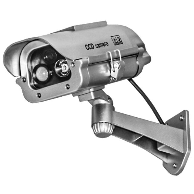 Solar Powered Dummy Camera with Motion Activated Flashing LED