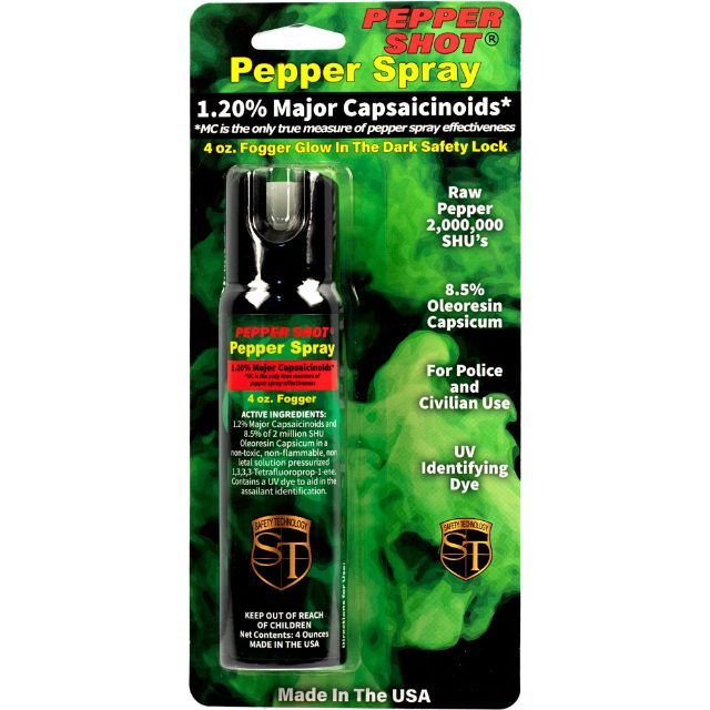 Pepper Shot 4 oz Pepper Spray fogger