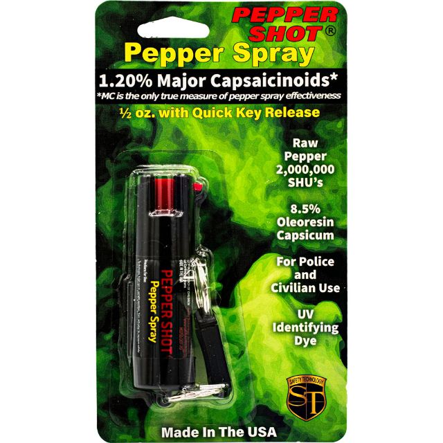 Pepper Shot 1/2 oz Pepper Spray Belt Clip