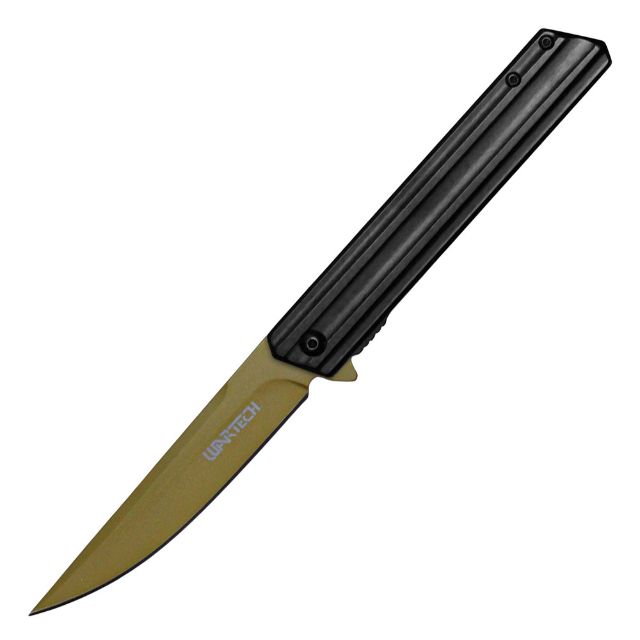8.5" Assisted Open Pocket Knife Gold
