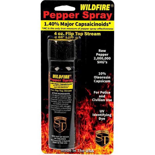 WildFire 4 oz Pepper Spray flip top