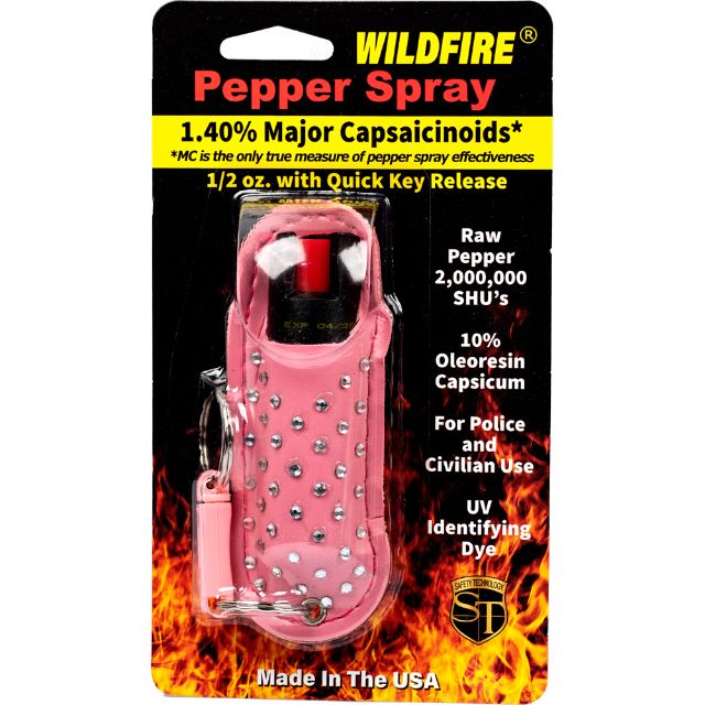WildFire 1/2 oz Halo Rhinestone Holster Pink