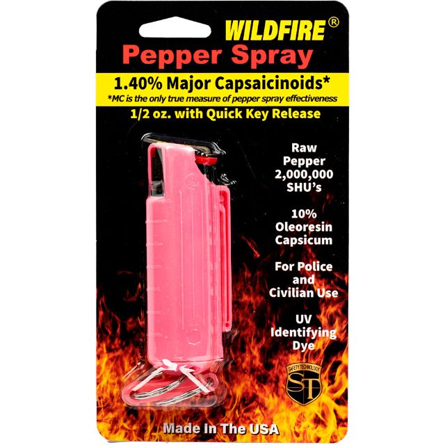 WildFire 1/2 oz Pepper Spray Hard Case Pink